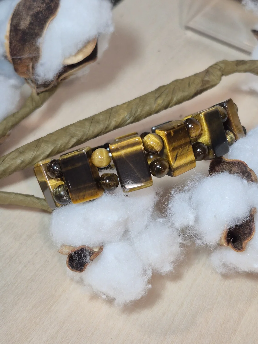 🤎🤎NEW🤎🤎 PRETTY!! Natural Stone TIGERS EYE Stretch Bracelet